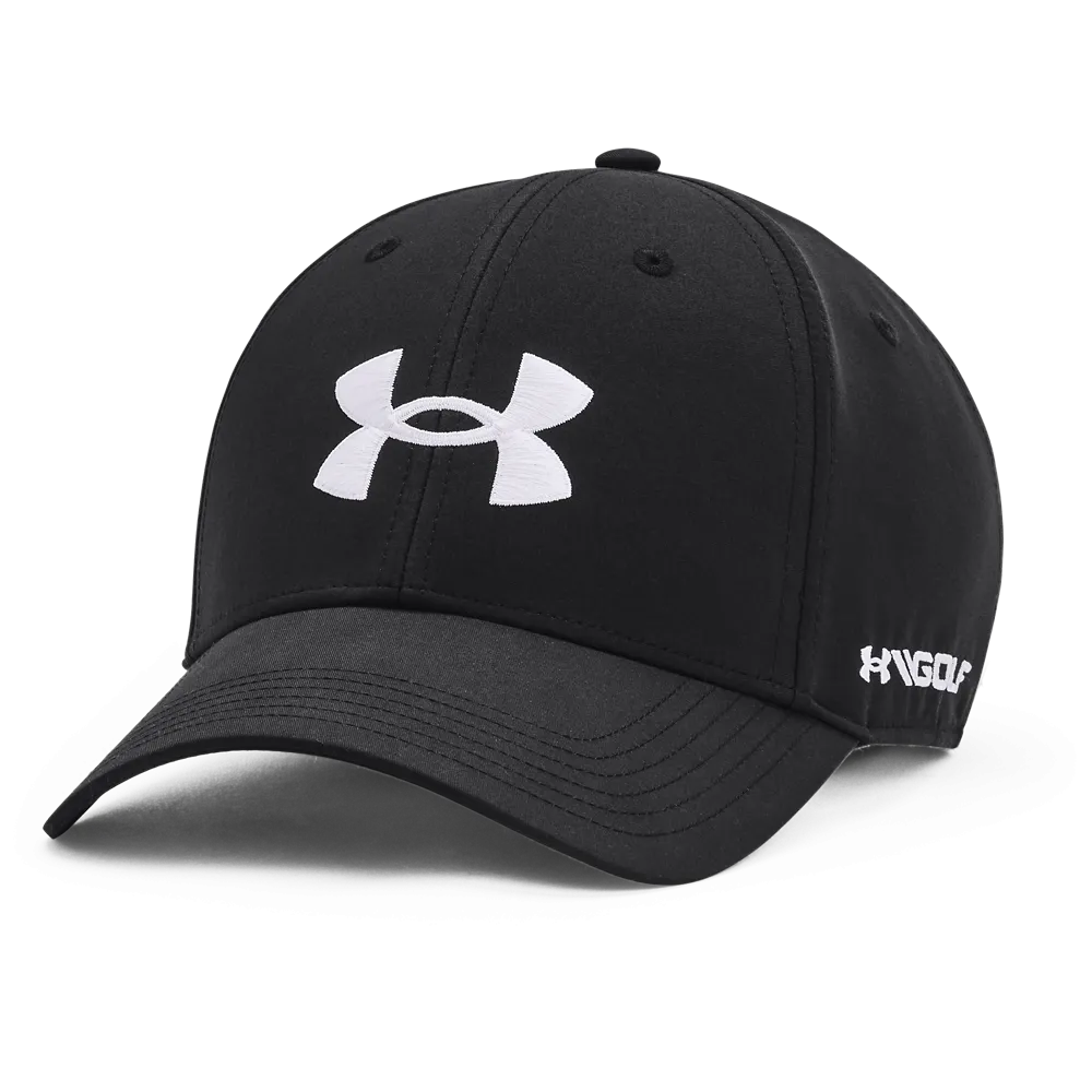 2024 Under Armour Golf96 Men's Hat - Black/White