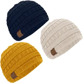 3-Pack Warmzy Baby Beanies (Sunshine, M)