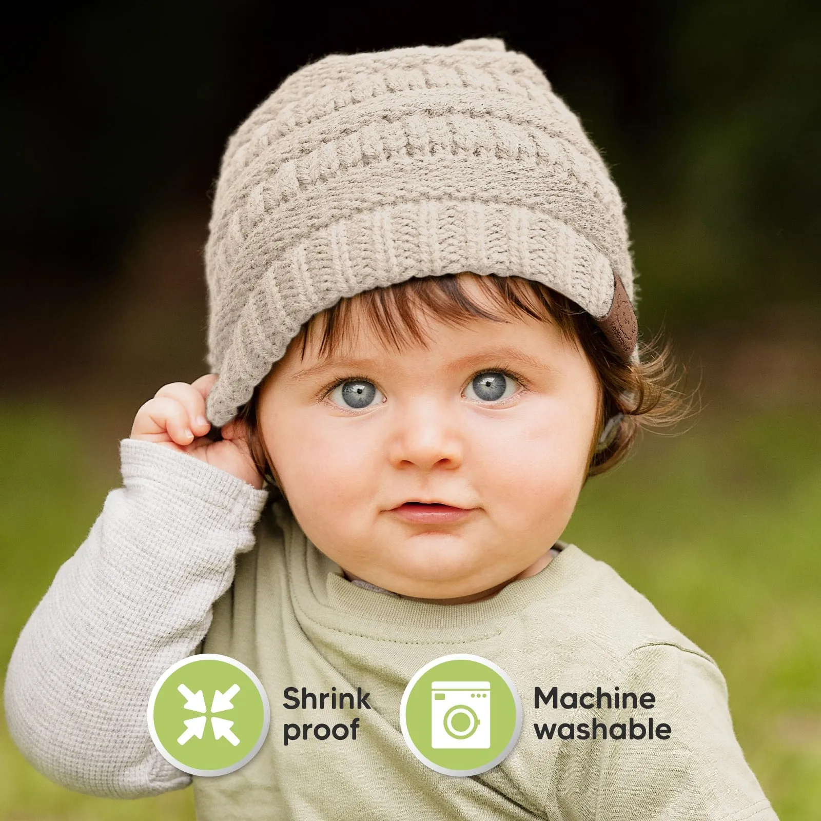 3-Pack Warmzy Baby Beanies (Sunshine, M)