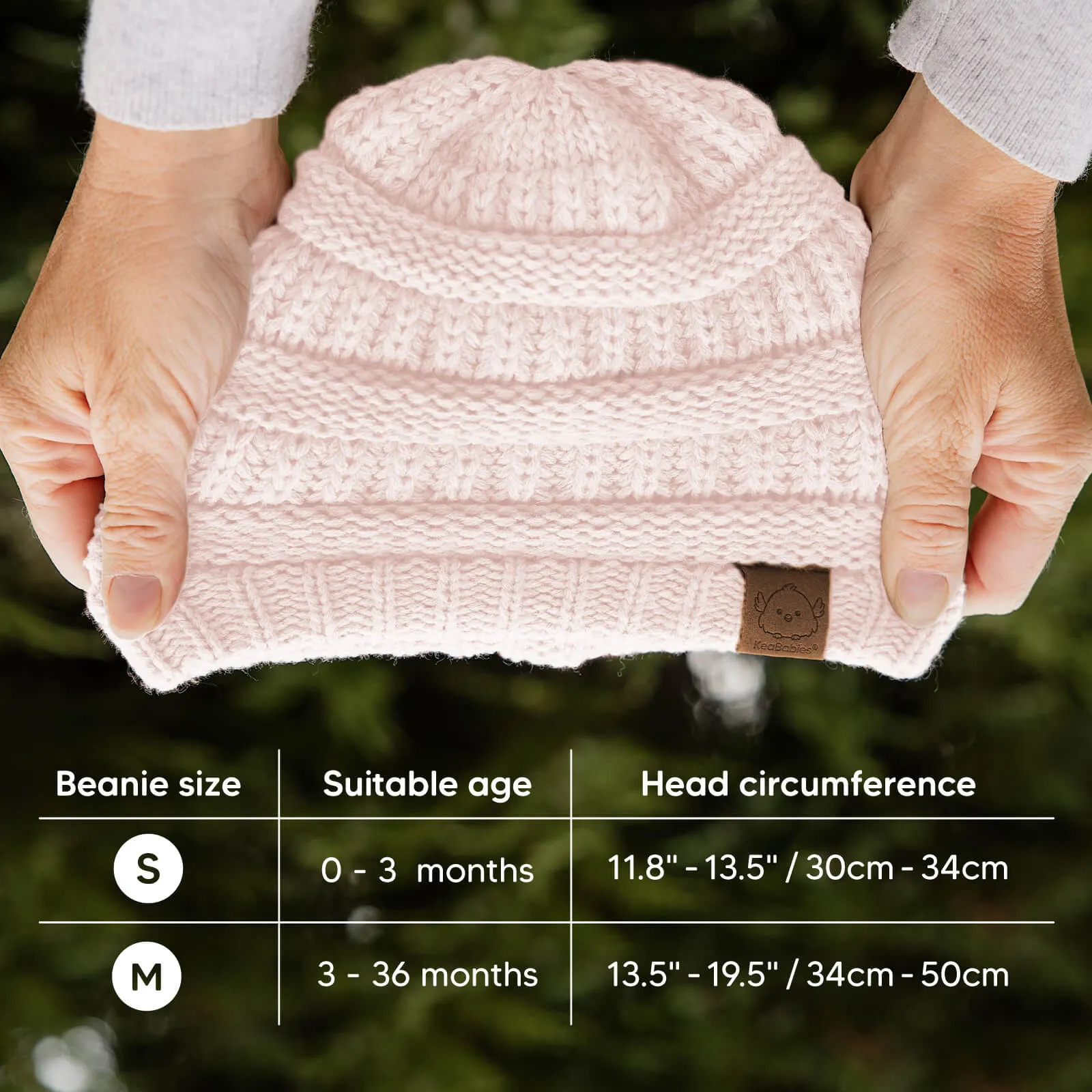 3-Pack Warmzy Baby Beanies (Sweet Pea)