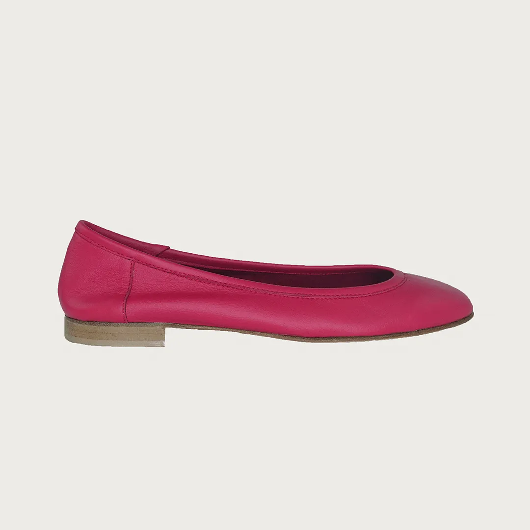 BAMBOLINA FUCHSIA LEATHER