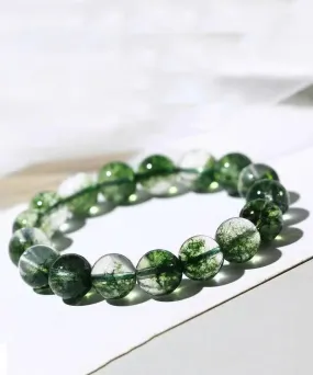 Bohemian Green Ball Crystal Beaded Bracelet ML1309