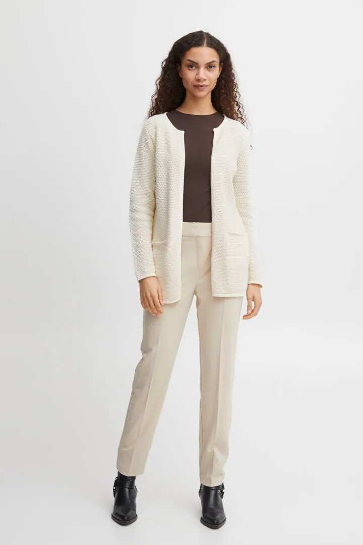 Byoung Bymikala Cotton Structured Cardigan Off White