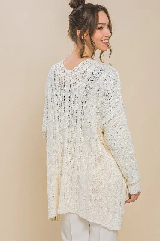 Chenille Cardigan