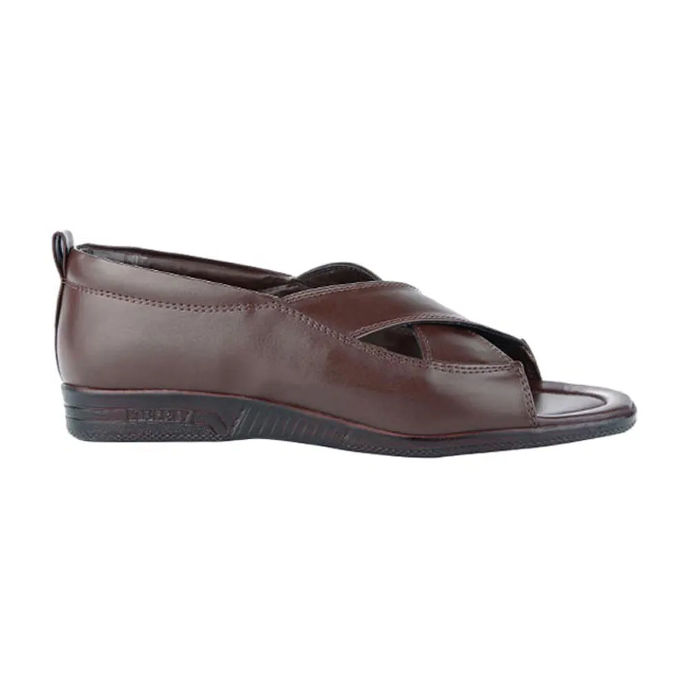 Coolers Formal (Brown) Sandals For Men 7194-118 By Liberty