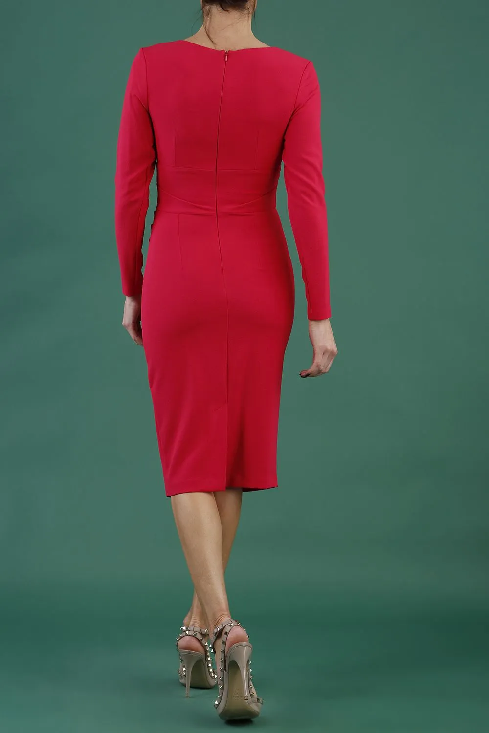 Cynthia Long Sleeve Pencil Dress