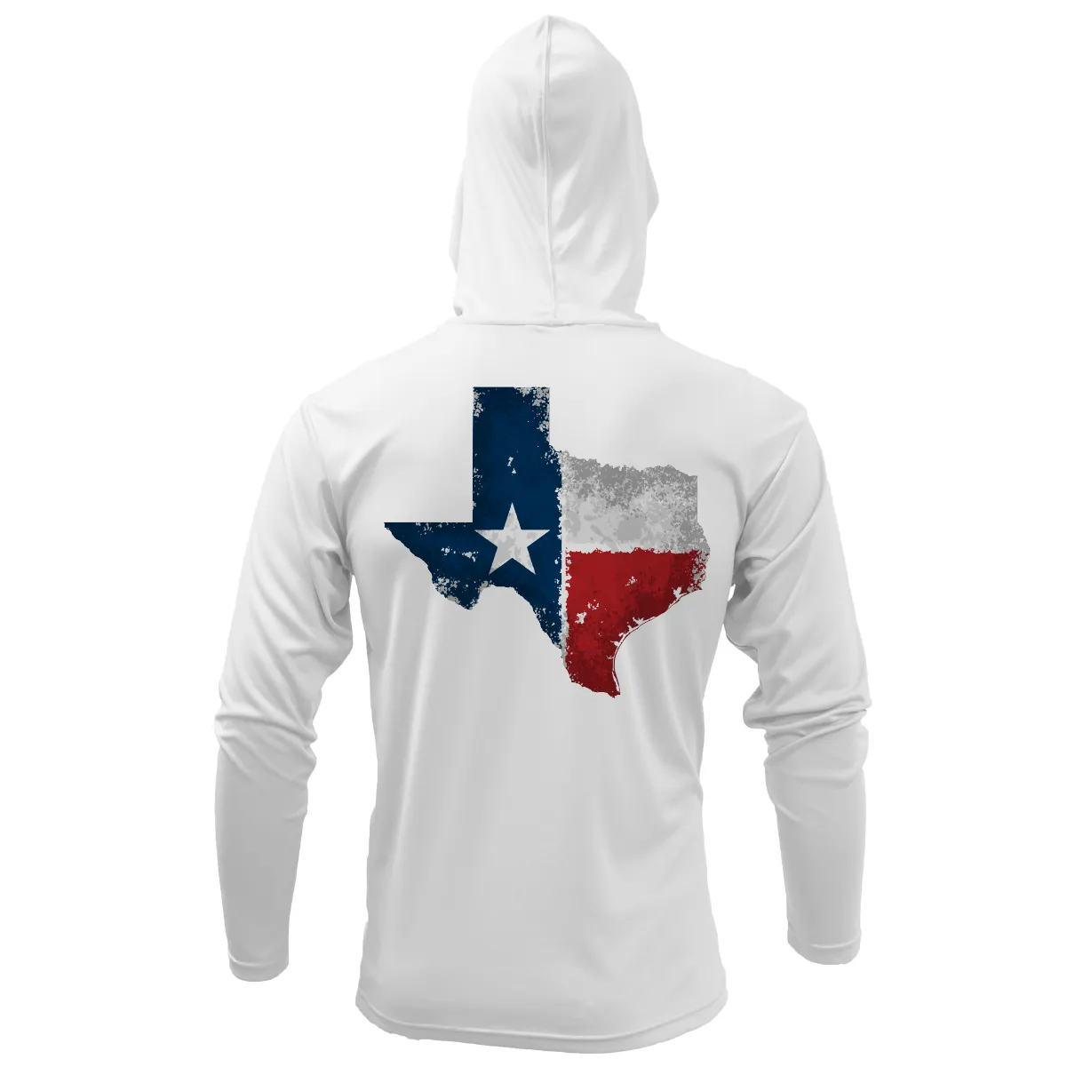 DFW State of Texas Freshwater Born Men's Long Sleeve UPF 50  Dry-Fit Hoodie