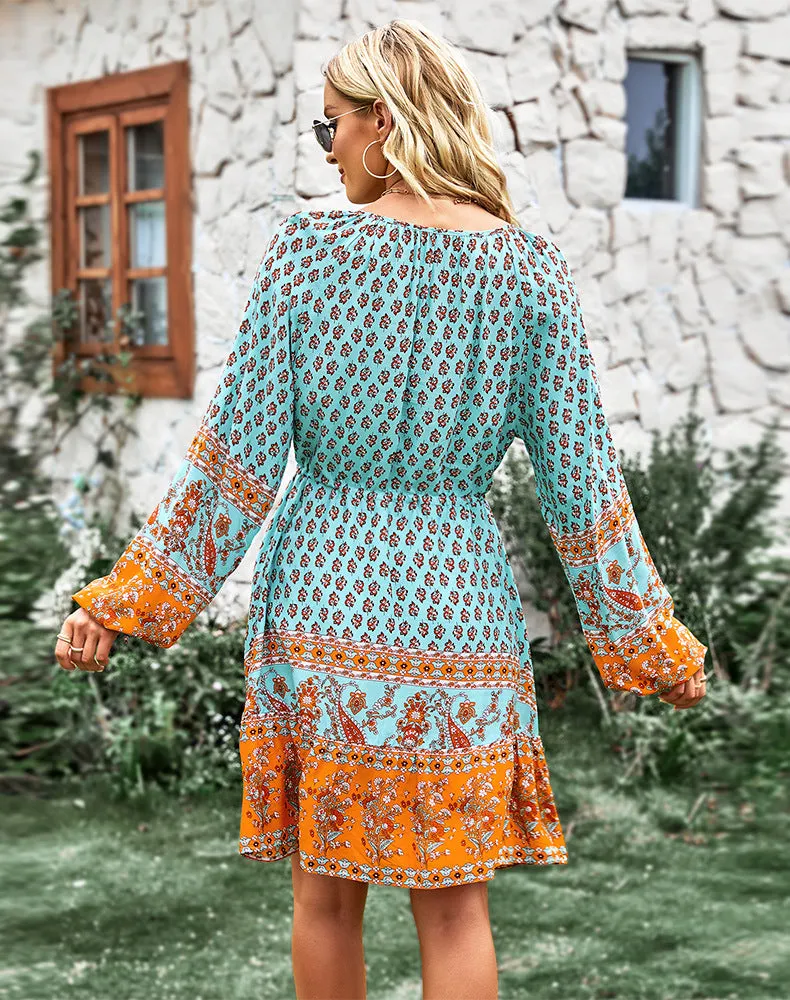 Ethnic Style Fring Boho Dresses Wholesale Bohemian Dress For Women