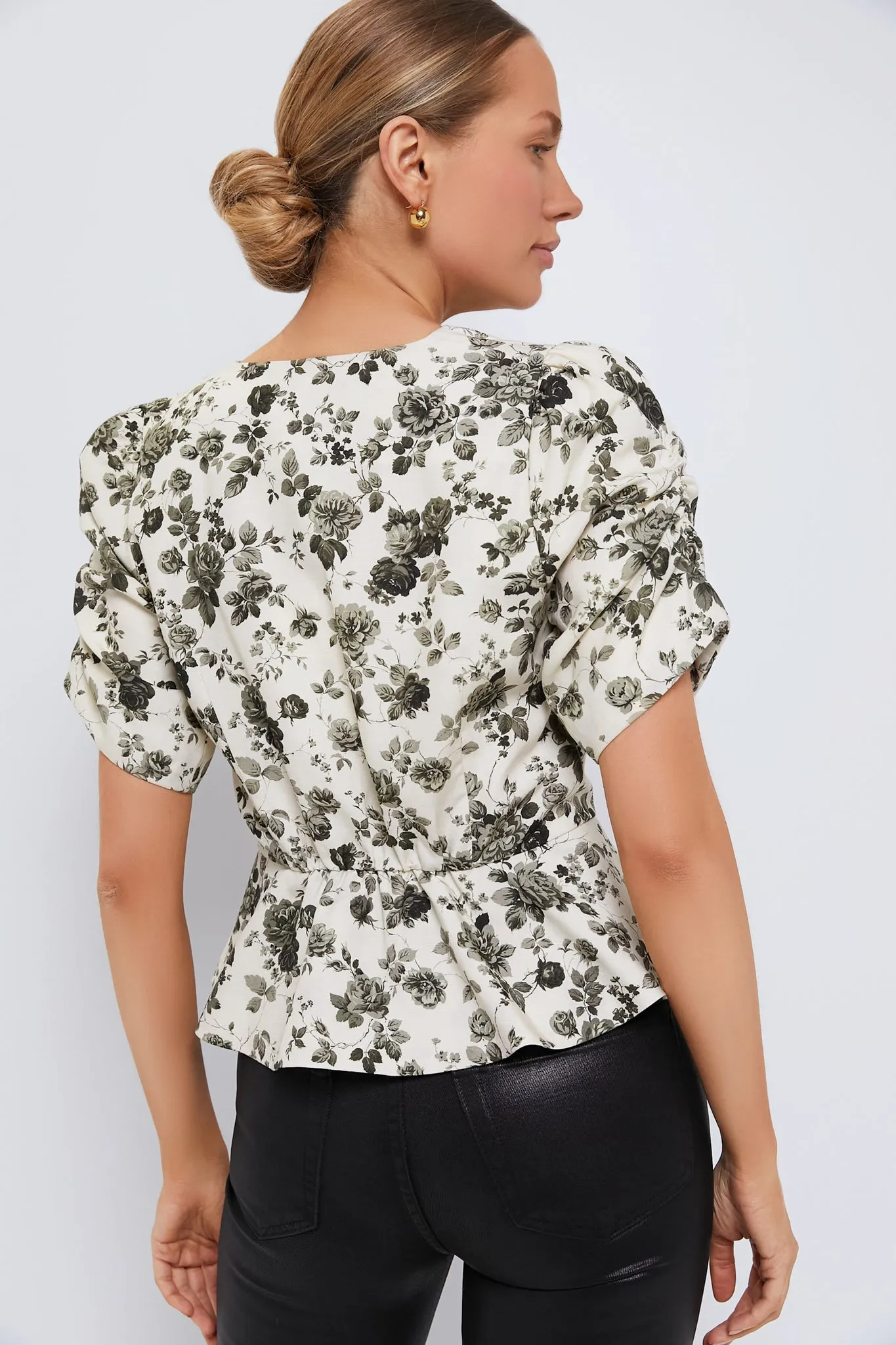 Faded Roses Lisle Blouse