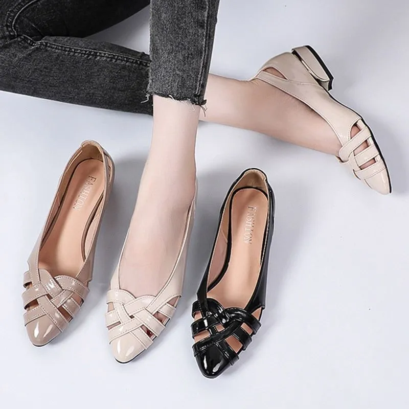 Flats Weave Slip-on Sandals Boat Women's Casual Shoes GCSK14