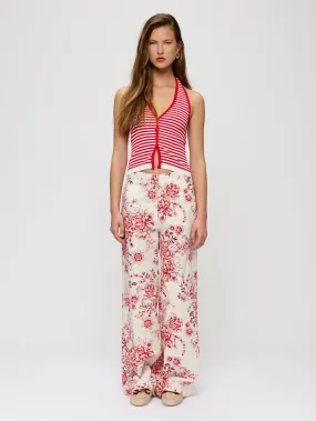 Floral Tailored Trousers