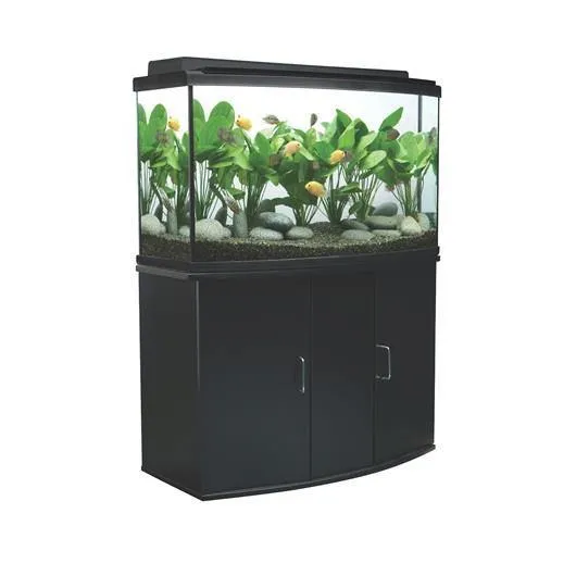 Fluval 45 Bow Front Aquarium Cabinet - Black