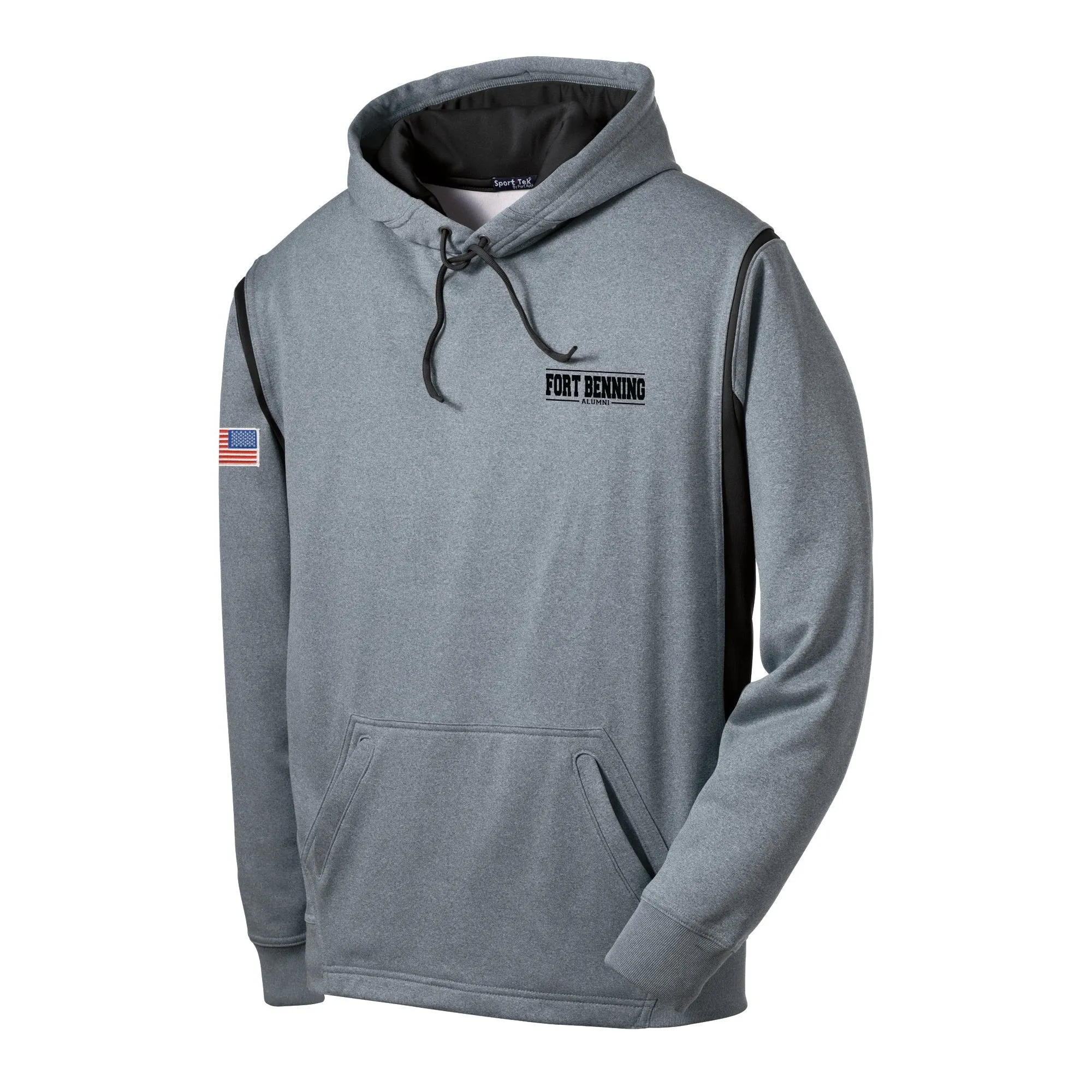 Fort Benning Color Block Hoodie - Moisture Wicking