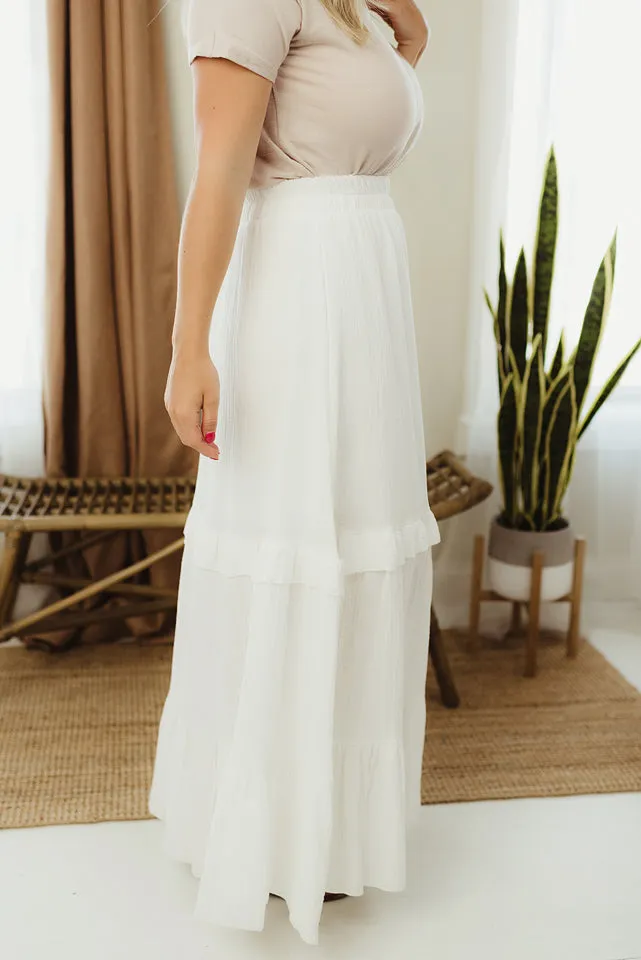 Gauze Maxi Skirt