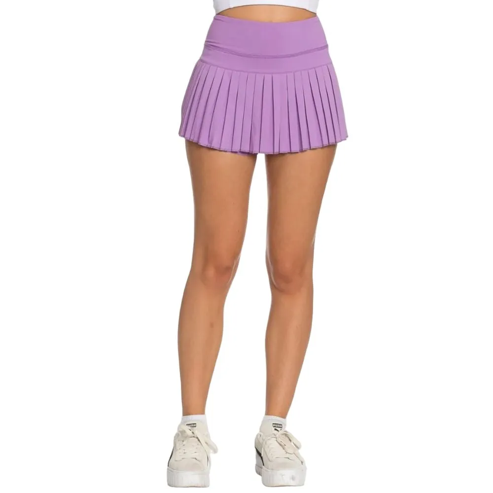 Gold Hinge Women's Pleated Tennis Skirt