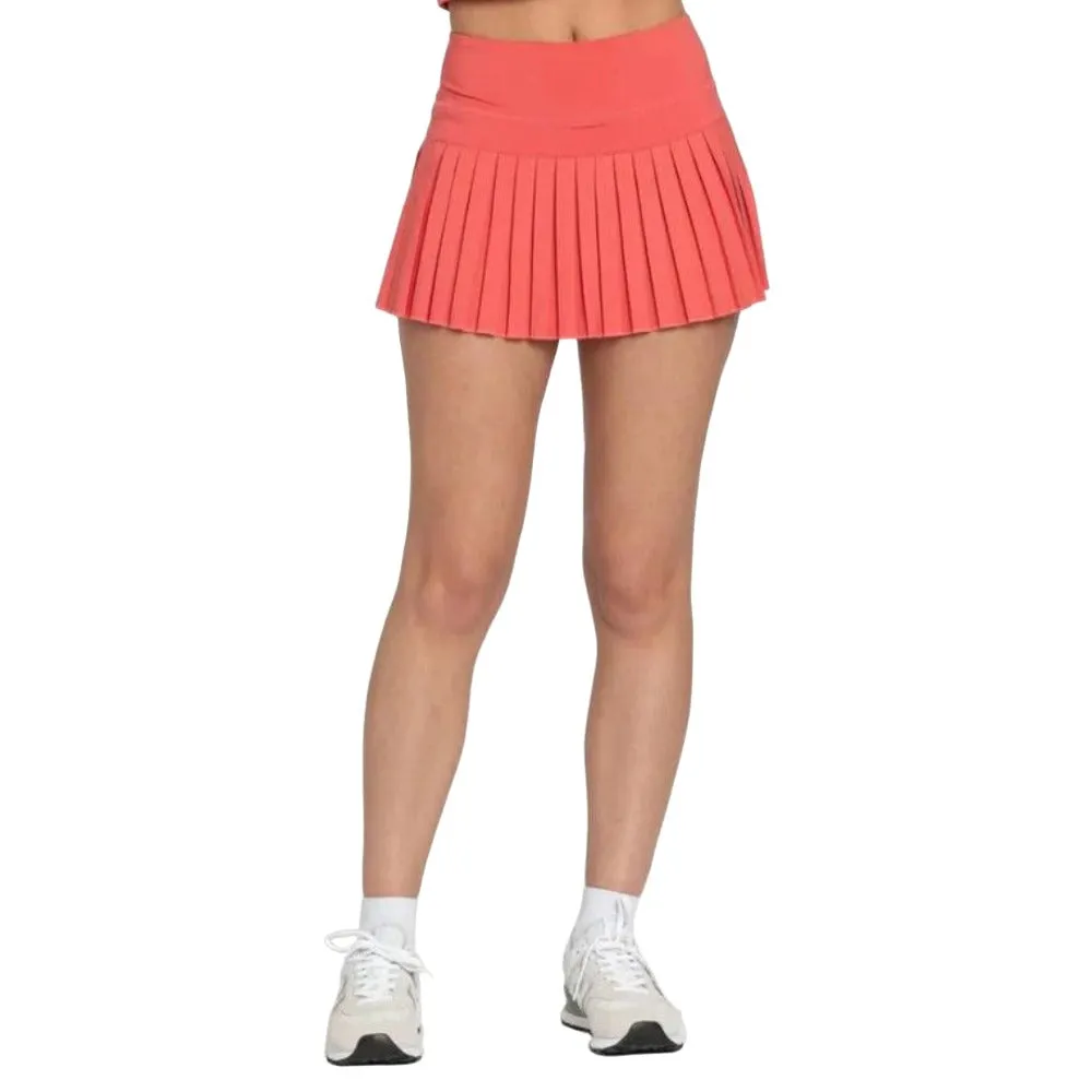 Gold Hinge Women's Pleated Tennis Skirt