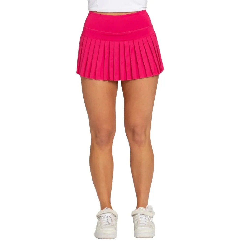 Gold Hinge Women's Pleated Tennis Skirt