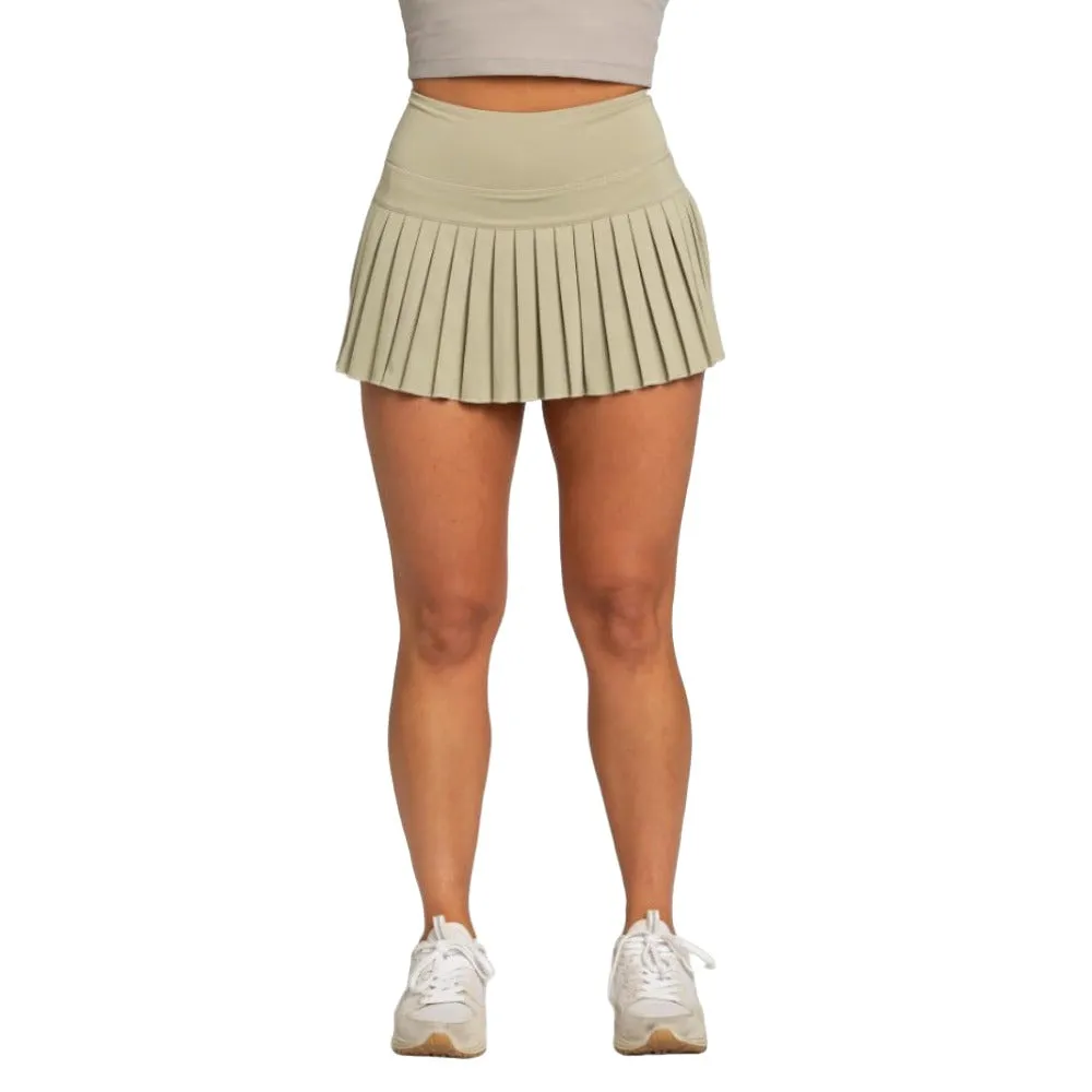 Gold Hinge Women's Pleated Tennis Skirt