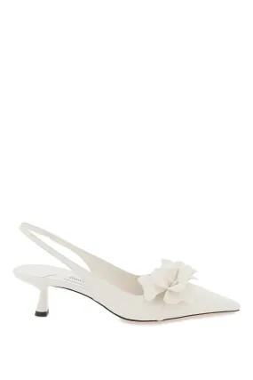 Jimmy choo amita flowers 45 slingback pumps