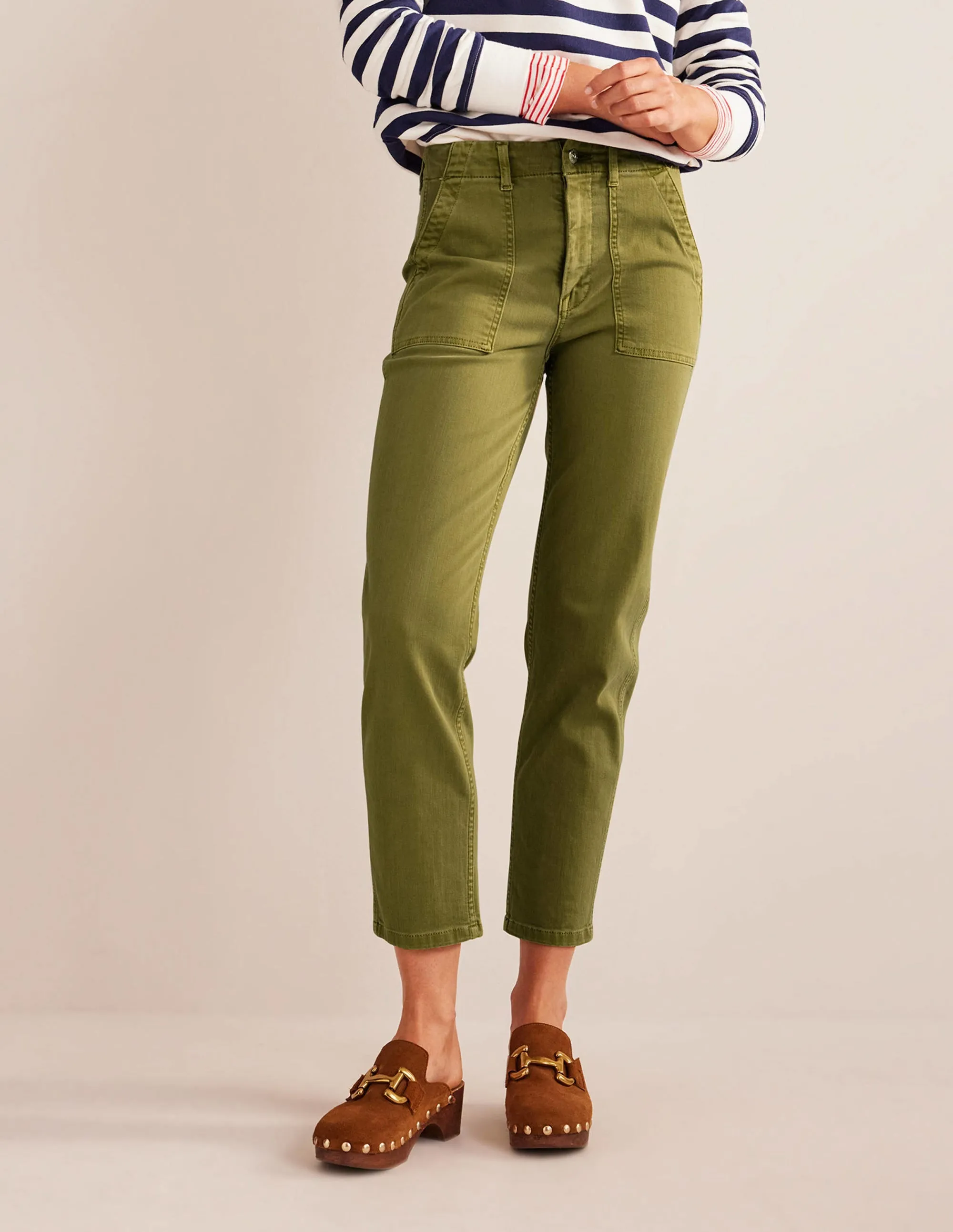 Kensington Casual Trousers-Khaki