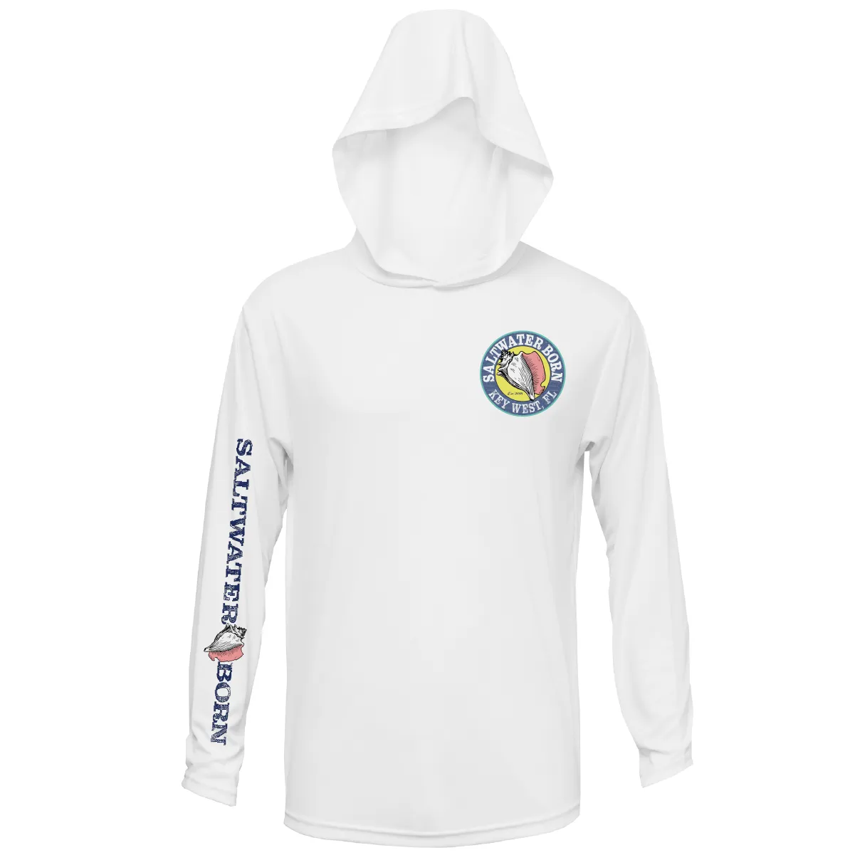 Key West, FL Island Time Long Sleeve UPF 50  Dry-Fit Hoodie