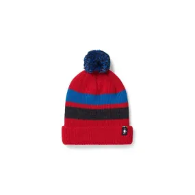 Kid's Stripe Pom Beanie