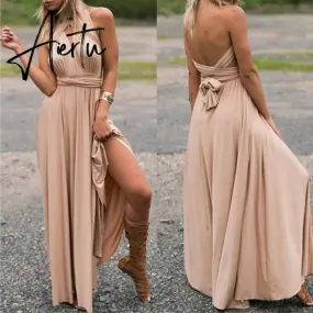 Ladies Sexy Women Maxi Club Dress Bandage Long Party Multiway Swing Dress Convertible Infinity Robe Bridesmaids Boho Women Dress