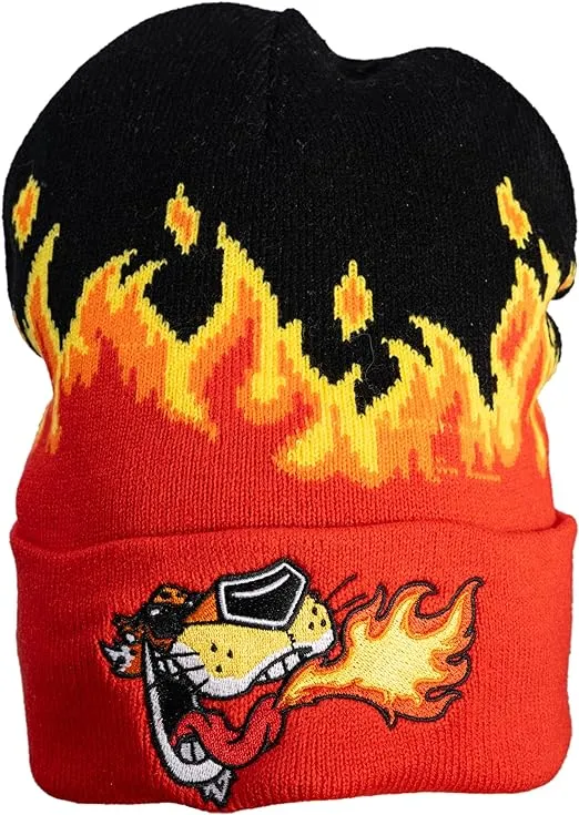 Mad Engine Chester Cheetos Beanie Hat Fire Breather