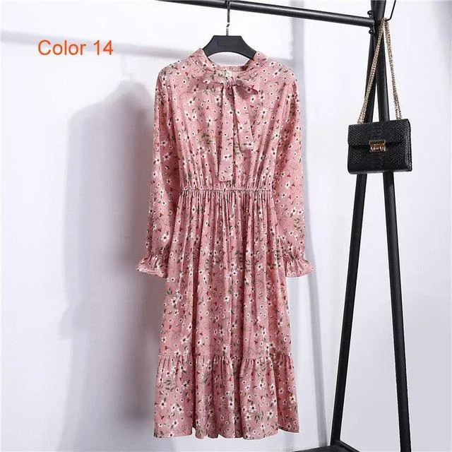 Print Floral Bohemian Dress