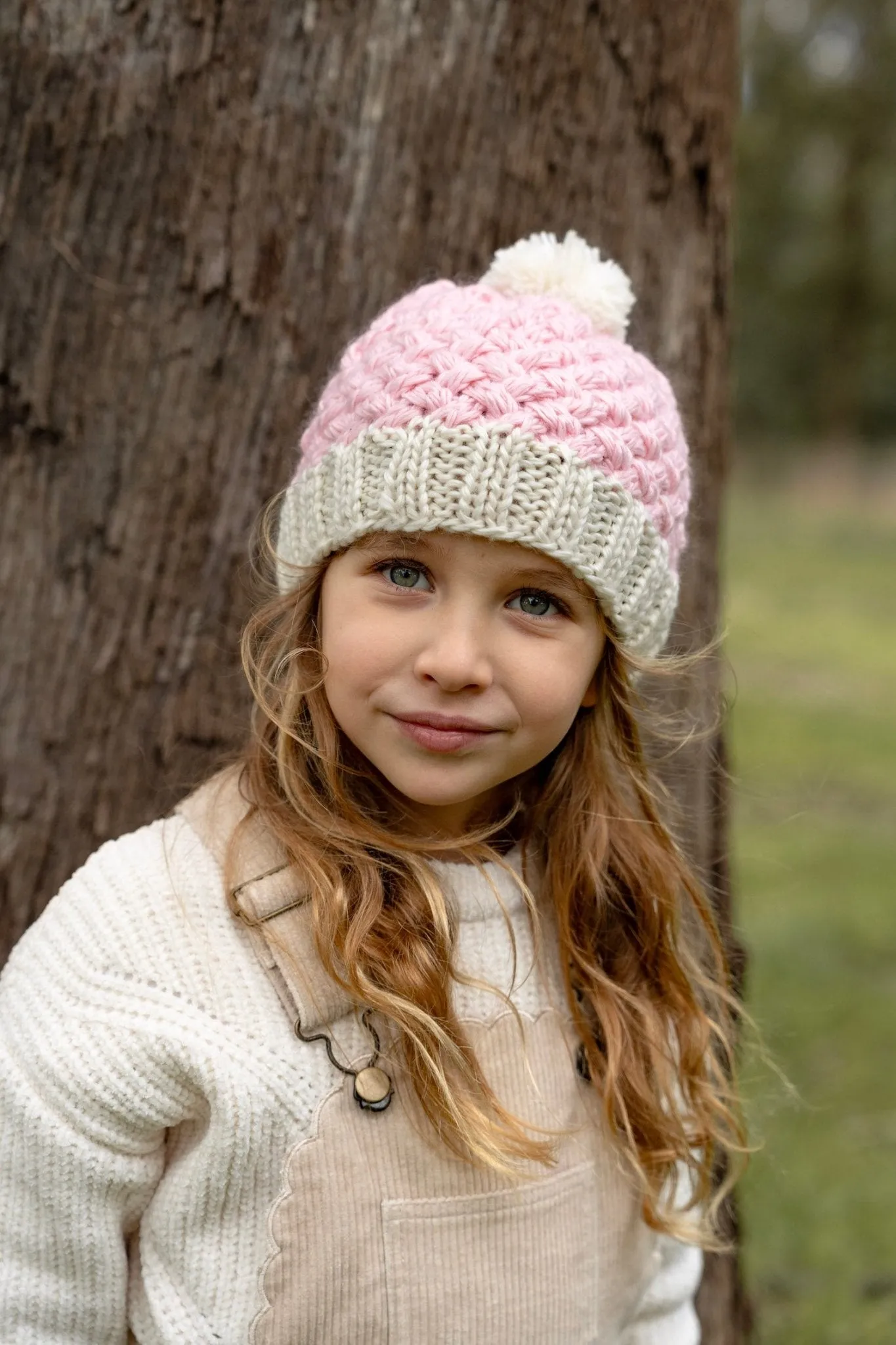 Ripples Beanie Pink