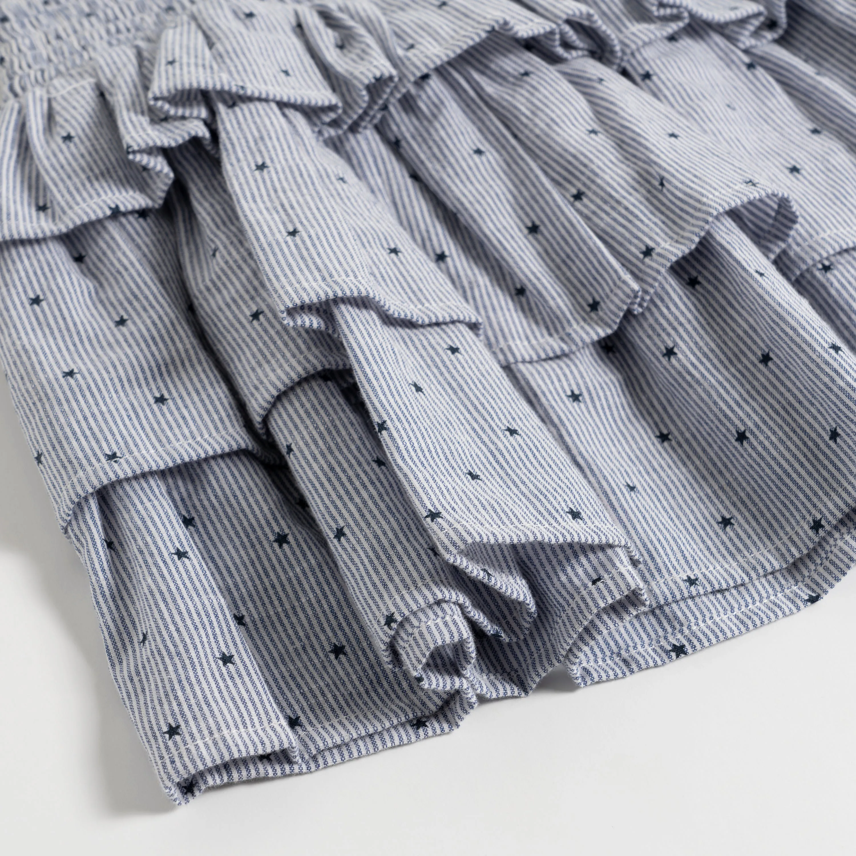 Ruffle Starry Stripe Skirt