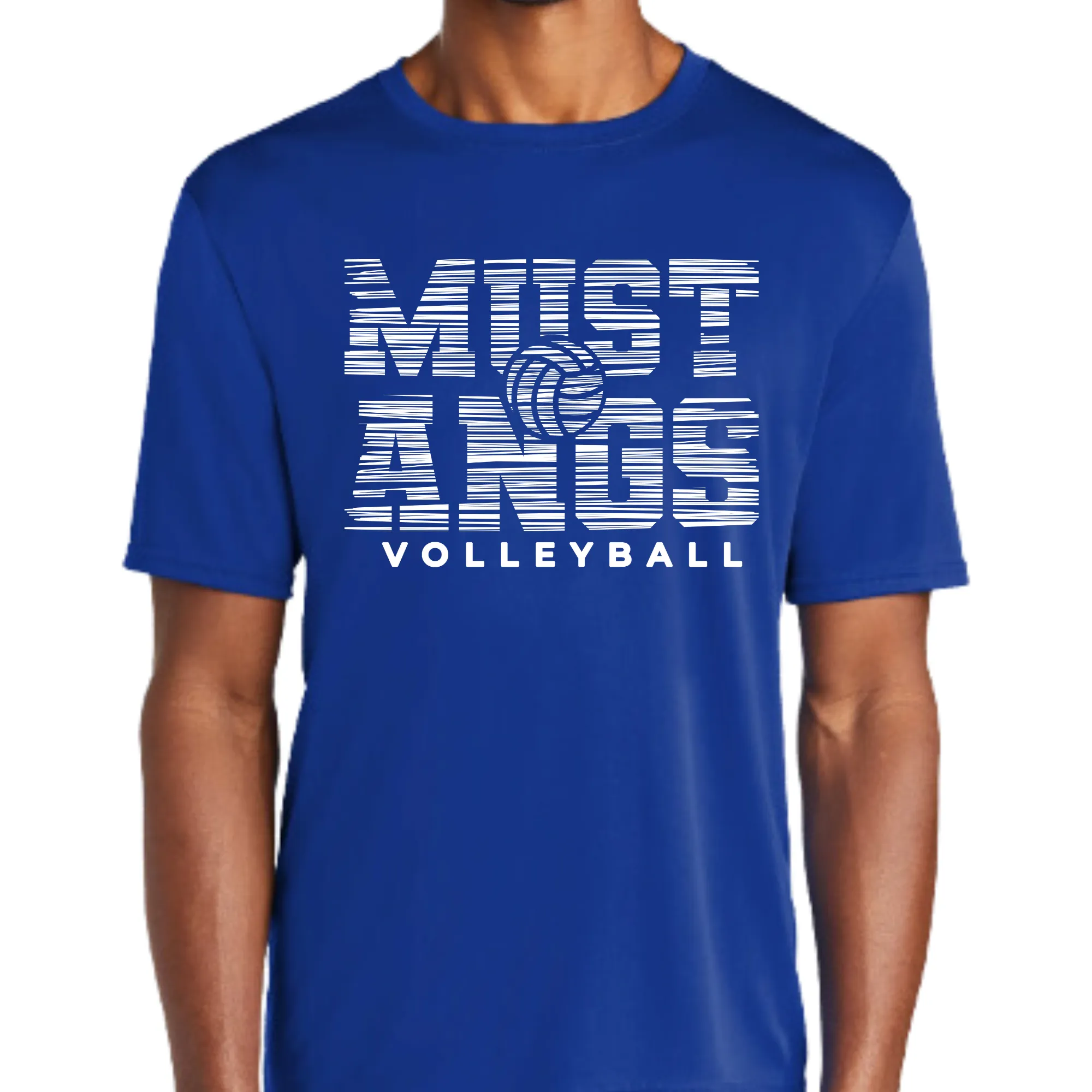 Sahuarita Mustangs Volleyball Unisex Cotton T-shirt or Dri-Fit Shirt Design #1