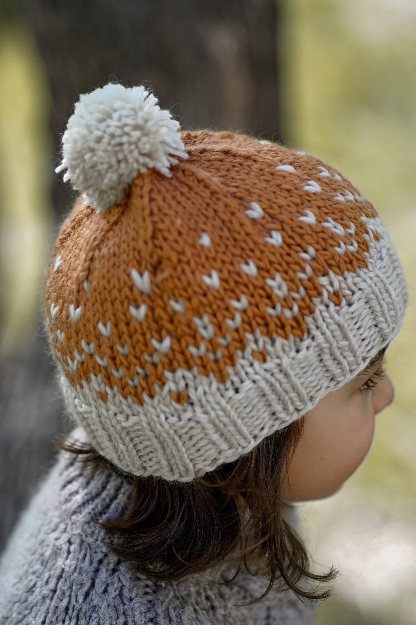 Snowflake Beanie Caramel