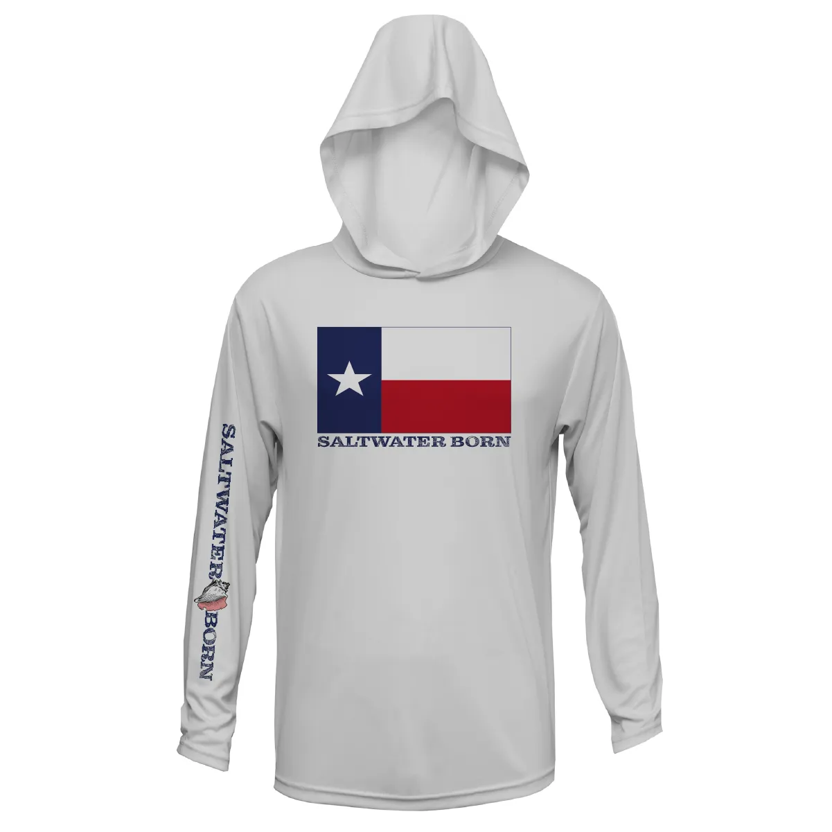 Texas Flag Long Sleeve UPF 50  Dry-Fit Hoodie