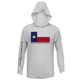 Texas Flag Long Sleeve UPF 50  Dry-Fit Hoodie