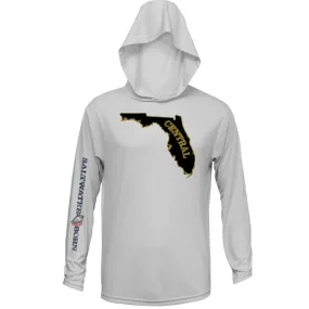 UCF Black and Gold Long Sleeve UPF 50  Dry-Fit Hoodie