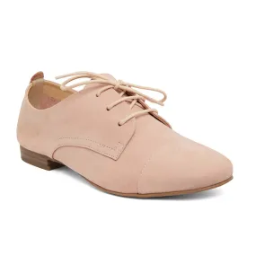 Utah Brogue in Blush Nubuck Leather