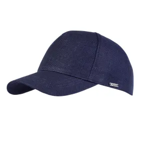 Wigens Men's Hopsack Linen Contemporary Baseball Cap