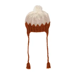 Zig Zag Beanie Chestnut